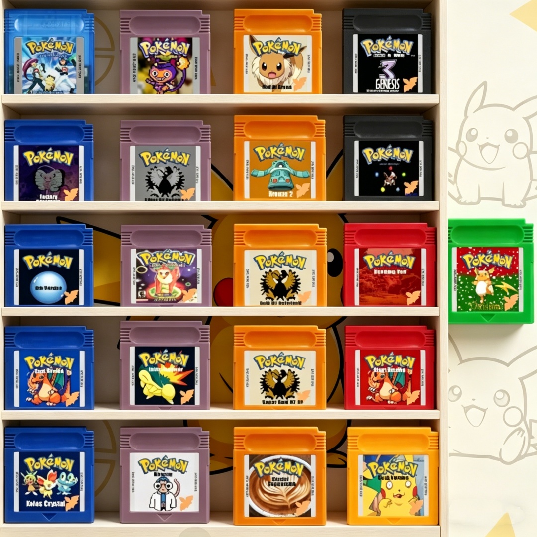 Video Games - GBC Pokemon Series Game Cartridge Black