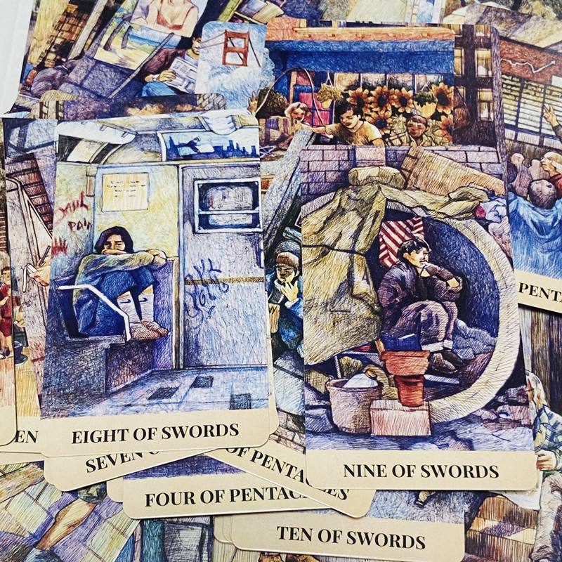 City Labyrinth Tarot Cards 78  - đánh giá và giá Tarot Cards Deck With Guidebook