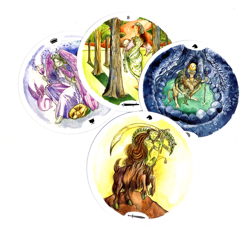 New Style Circle Of Life Tarot - đánh giá và giá Tarot Cards Deck With Guidebook