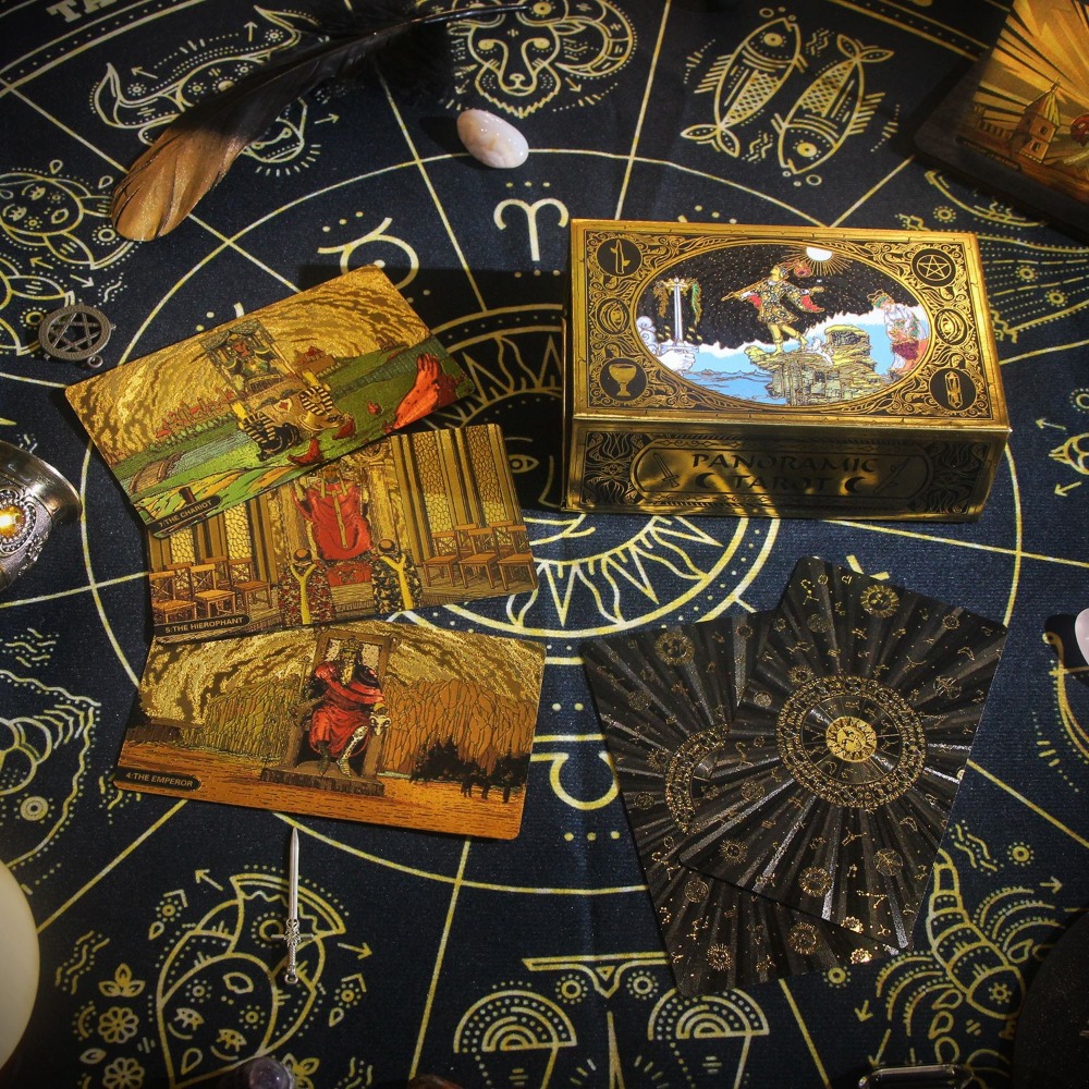 Classic Panoramic Rider Waite  - đánh giá và giá Tarot Cards Deck With Guidebook
