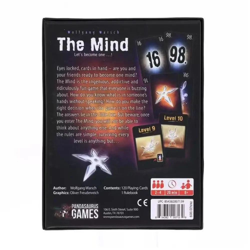 NEW The Mind Card Game Party P - đánh giá và giá Board Games