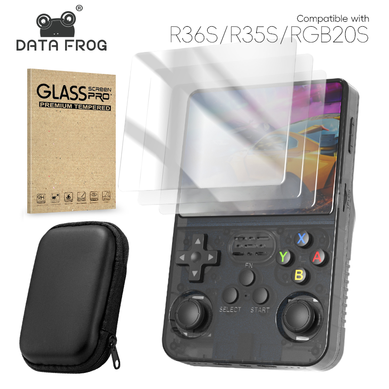 DATA FROG R36S Screen Protecto - đánh giá và giá Retro Handheld Game Console R36S