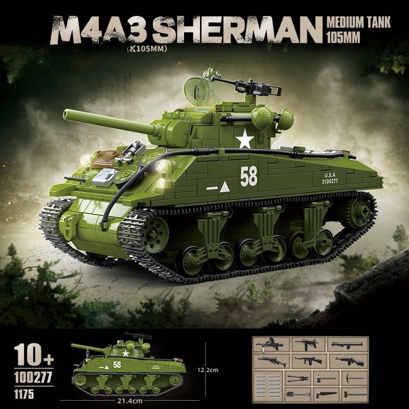 New World WarII Military Weapo - đánh giá và giá Lego Compatible Military Tank