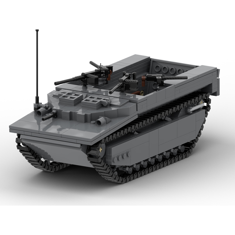 LVT-4 Modern Military Tanks Mo - đánh giá và giá Lego Compatible Military Tank