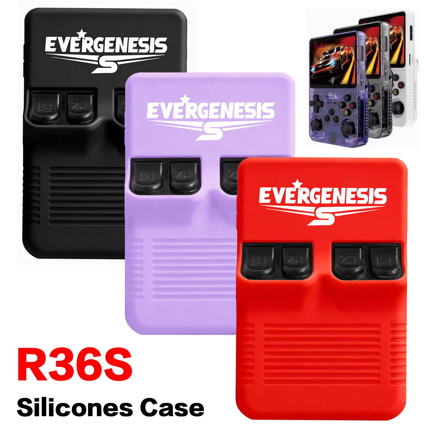 R36S Silicone Case Handheld Ga - đánh giá và giá Retro Handheld Game Console R36S