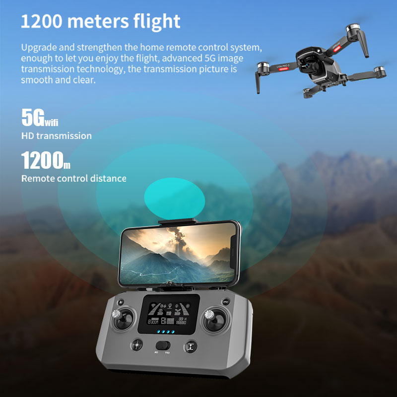 L106 Pro 3 Drone 5G WIFI FPV F - đánh giá và giá Fpv Brushless Rc Drone 4K
