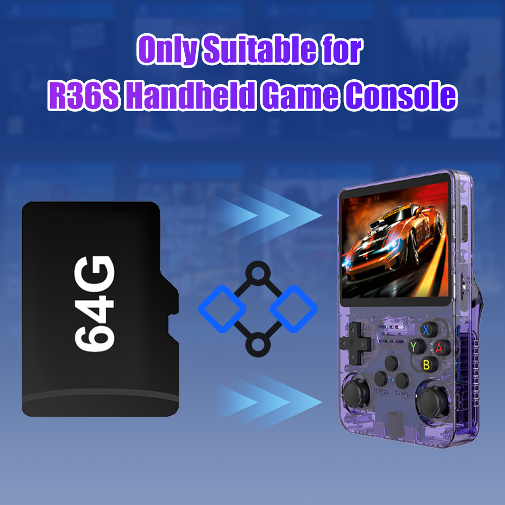64G Game TF Card for R36S Vide - đánh giá và giá Retro Handheld Game Console R36S