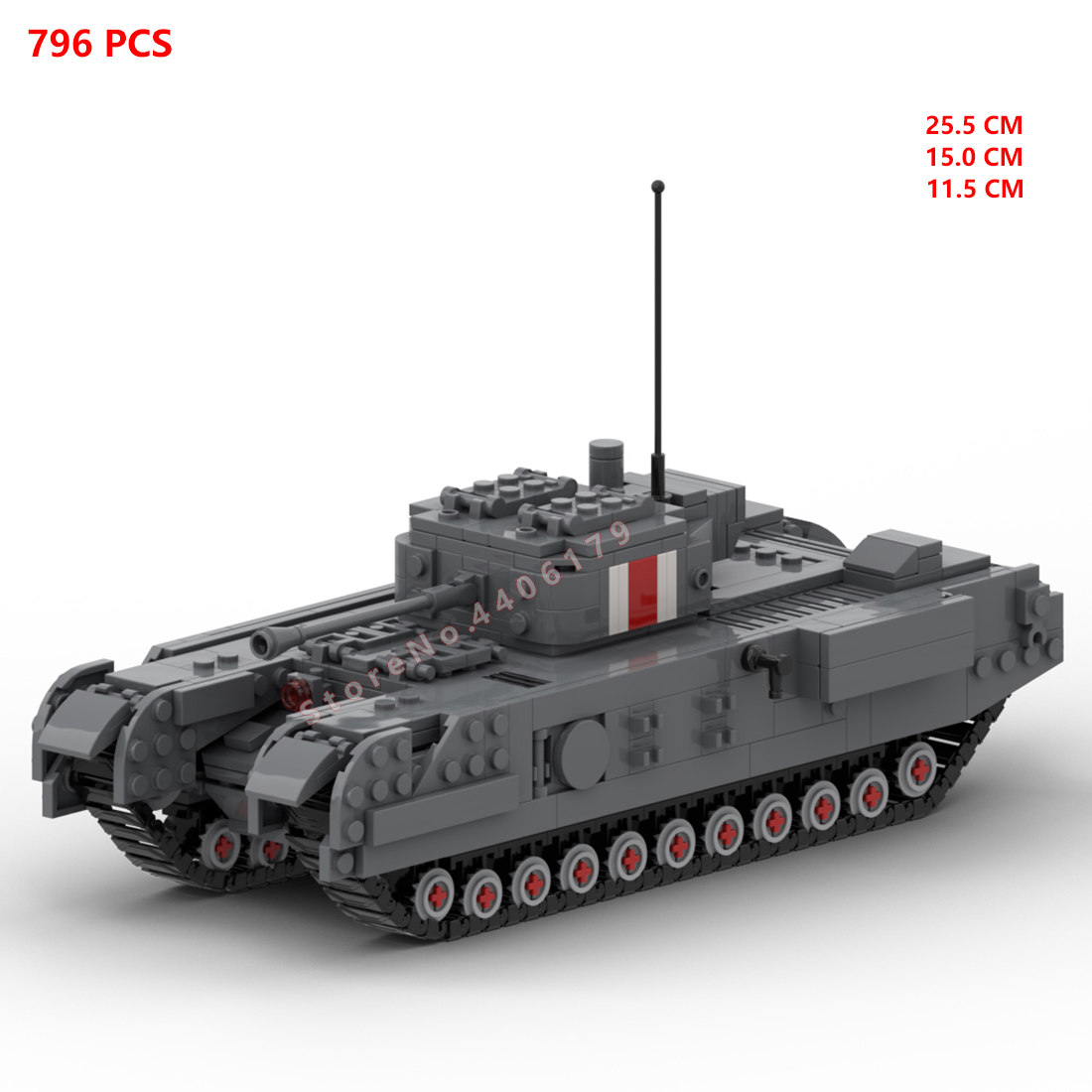 Nóng Quân Sự Thời Thế Chiến Th - đánh giá và giá Lego Compatible Military Tank
