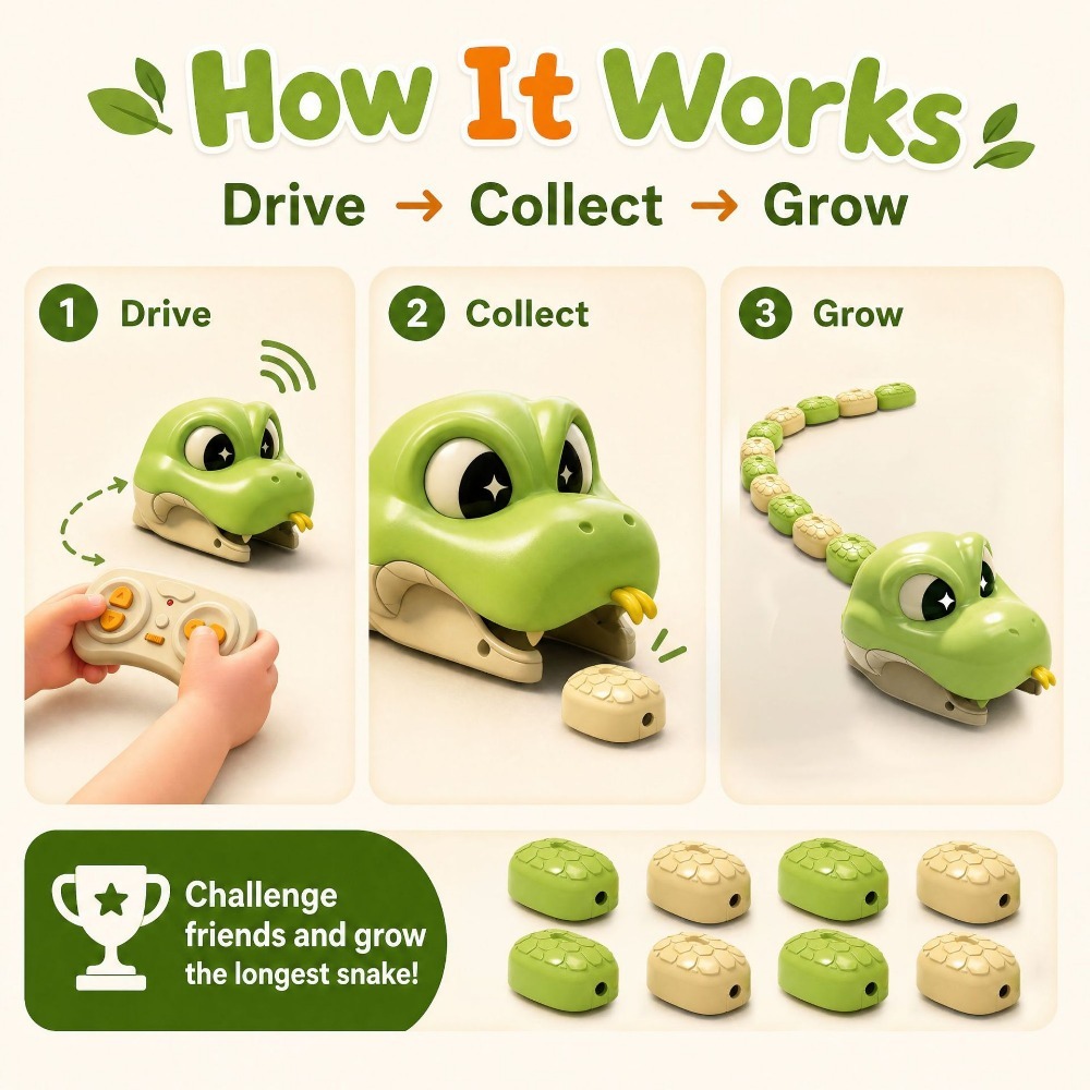 Remote Controlled Greedy Snake - đánh giá và giá Educational Toys