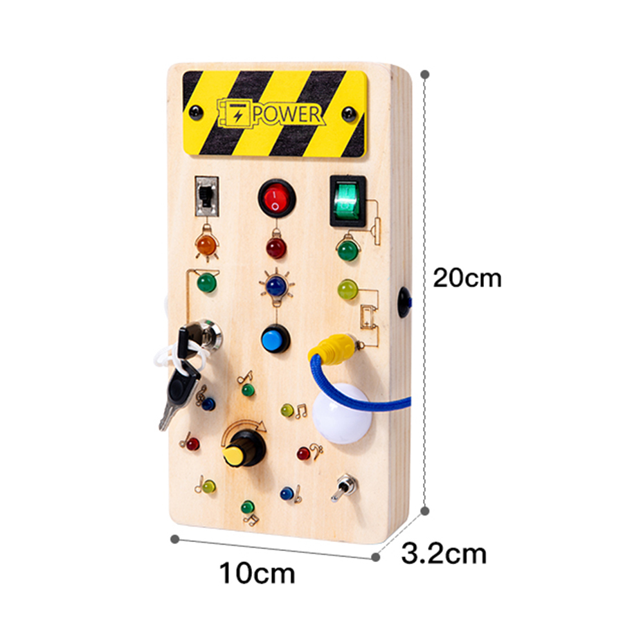 Montessori Busy Board Sensory  - đánh giá và giá Montessori Wooden Busy Board Toddler