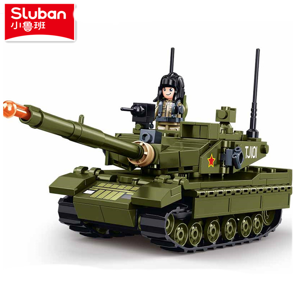 Sluban 183PCS Army Main Battle - đánh giá và giá Lego Compatible Military Tank